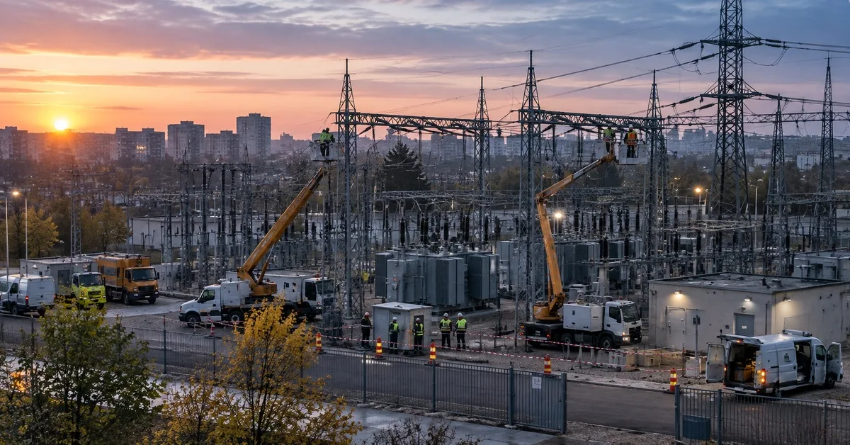 Ukraine: Umspannwerk-Unfall in Krywyj Rih lässt zehntausende Anschlüsse ohne Strom