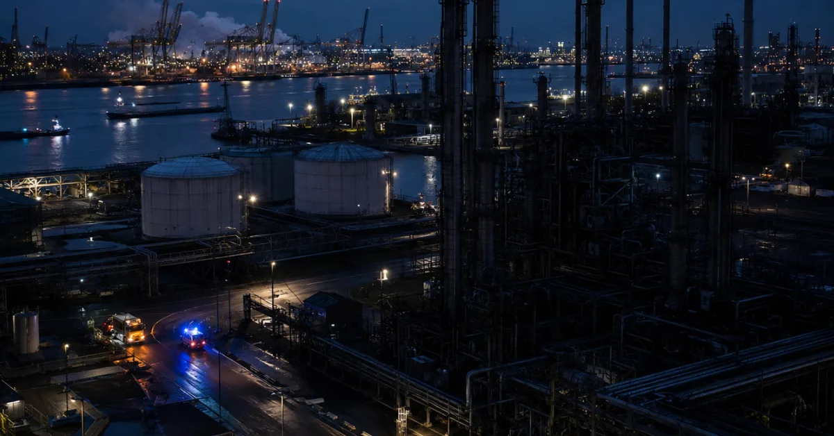 Alarm im größten Hafen Europas: Stromausfälle treffen Rotterdamer Raffinerie