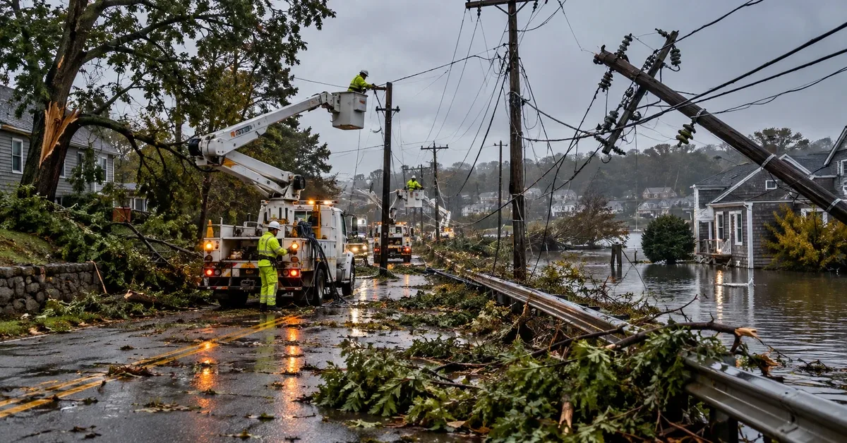 Nor’easter im US-Nordosten: Mehr als 100.000 Anschlüsse zeitweise ohne Strom