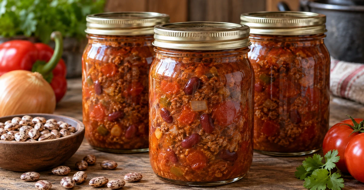 Chili con Carne im Glas – druckeingekocht