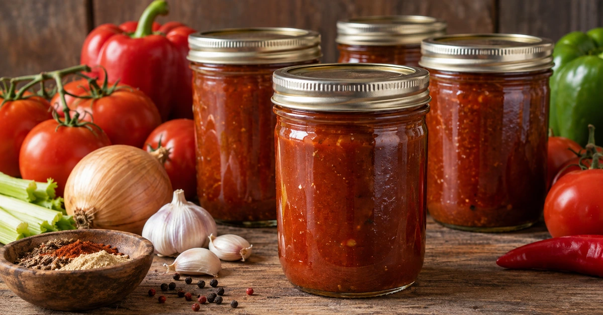 Würzige Tomaten-Paprika-Grundsauce